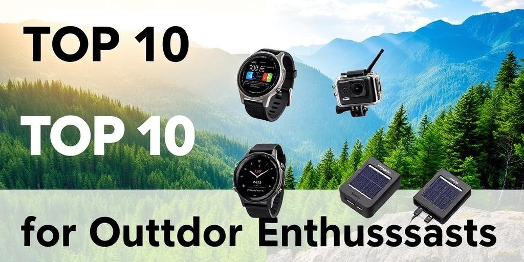 The Top 10 Gadgets for Outdoor Enthusiasts