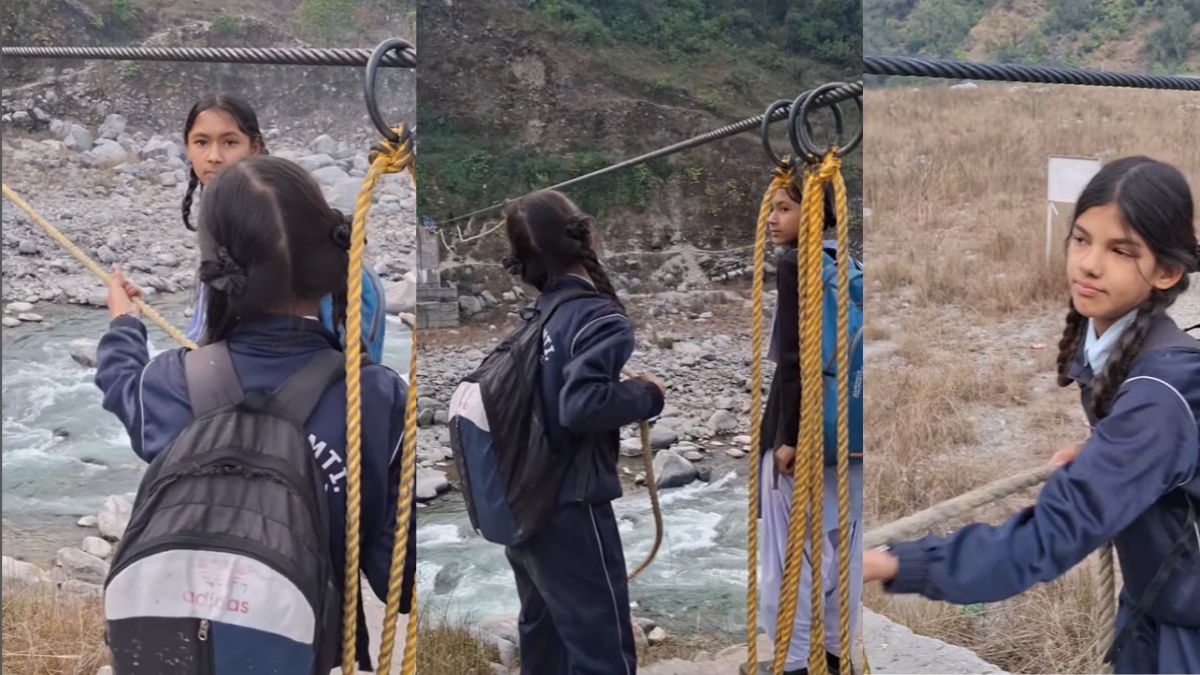 Uttarakhand Schoolgirls' Perilous Journey: Viral Video Sparks Outrage